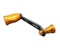 NbgrvB Carrete de pesca de carbono con mango único con perilla para Daiwa Fuego Salamandra Prorex LT 2 rodamientos, oro dorado