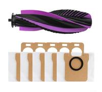 NbgrvB Cepillo principal y bolsas de polvo para JONR para p20 para aspiradora robot Pro - Kit de piezas de repuesto de rodillo con 5 filtros