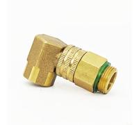 NbgrvB Conector de boquilla curvada de cobre sólido de 90 grados para equipos de pulverización agrícola, ajuste de latón de conexión rápida para rociadores de jardín para riego eficiente distribución