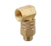 NbgrvB Conector de unión de cobre de 90 grados para tubo medicinal con pulverizador de tracción de alta presión de 48-49 mm (rosca hembra)