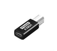 NbgrvB Conector para Midi USB C para Compacto para Sintetizadores y Teclados(Black)