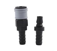 NbgrvB Conector rápido de acero plástico tipo C autoblocante para compresor de aire Acoplamiento neumático de alta presión con junta tórica naranja (40PH+40SH)