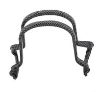 NbgrvB Corrector enderezador de arco de violín, guía de doble pista 4/4 3/4 1/2, colimador de alambre de acero, práctica principiante y entrenamiento de postura, negro