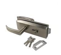 NbgrvB Cristal de seguridad de aleación de zinc para cerradura de manija de | Cerradura de tirador de puerta de aleación de zinc con inserto de cristal, montado al ras de la superficie