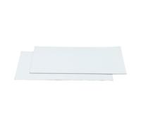 NbgrvB Cubierta magnética de ventilación para el hogar, techo, suelo, pared, 5.5 x 12 pulgadas, color blanco, bloqueador de registro de aire acondicionado, 2 unidades, 2 unidades