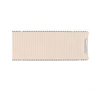 NbgrvB Cubierta para portavasos de consola central, persiana enrollable para 6 MK6 2006-2014, 5KD832531, borde interior ABS beige (beige)