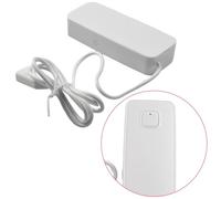 NbgrvB Detector de fugas de nivel de agua alarma para Smart Life Tuya App 2.4GHz WiFi inalámbrico monitor de seguridad de desbordamiento de agua con control de voz, color blanco