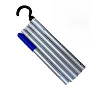 NbgrvB Eficiente gancho de limpieza de piscinas con poste de aluminio extensible de 5 partes, accesorio portátil para robot para barredoras de vacío y piscinas