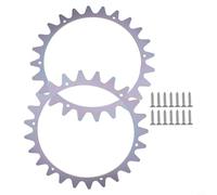 NbgrvB Espigas de tracción de acero inoxidable, tacos de rueda de 205 mm para Worx S/M Series con tornillos para modelos robóticos de cortacésped WR130E WR141E WR142E WR143E pieza de mantenimiento de