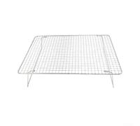 NbgrvB Estante para hornear de acero inoxidable 304 de 16.5 x 12 pulgadas, no se oxida (una sola capa)