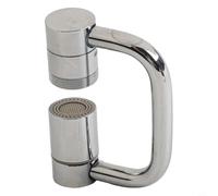 NbgrvB Extensor de grifo de altura ajustable, giratorio de 1080° para accesorio de rociador de modo dual, aireador de metal a prueba de salpicaduras para fregadero del hogar, plateado (2)