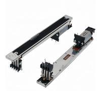 NbgrvB Fader eléctrico de 100 mm para RSA0N11M9A0J, potenciómetro de motor de metal compatible con mezclador de audio DM1000 M7CLLS9, plateado