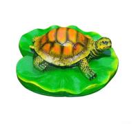 NbgrvB Fuente flotante para estanque al aire libre, hoja de tortuga, 16,5 cm (A)