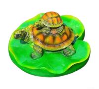 NbgrvB Fuente flotante para estanque al aire libre, hoja de tortuga, 16,5 cm (B)