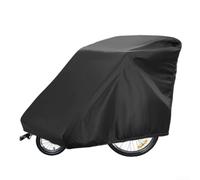 NbgrvB Funda de almacenamiento para remolque de bicicleta, protección contra la lluvia, protección contra rayos UV, tela 420D con cordón para remolques de asiento doble individual