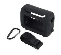 NbgrvB Funda de silicona flexible para JBL Go 5 Full Access (negro) | Material que absorbe los golpes, recortes precisos, acceso completo al botón, resistente al polvo, elegante acabado negro