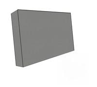 NbgrvB Funda resistente para TV 420D para exteriores para televisores de 52, 54 y 58 pulgadas, resistente a la intemperie, protector antipolvo con acceso a puerto, tela Oxford gris