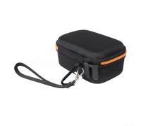 NbgrvB Funda rígida para altavoz JBL GO5 duradera (negro y naranja) | Carcasa rígida resistente, exterior resistente a los impactos, forro sin arañazos, construcción duradera, lista para viajar