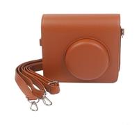 NbgrvB Funda rígida para cámara Kodak MS300 para bolsa de viaje cruzada de cuero de primera calidad, marrón (marrón)