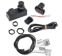 NbgrvB G511-0055-W1 Kit de encendido de parrilla de 2 salidas para modelos Charbroil, módulo electrónico ABS con electrodos, botones y cables