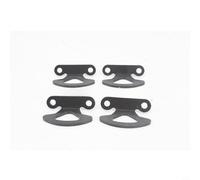 NbgrvB Ganchos de anclaje de amarre para cama de carga negra para F150 para camión, paquete de 4 para carga de acero resistente para kit de anillo para un cierre seguro