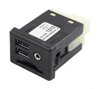 NbgrvB Interfaz auxiliar doble puerto USB para lector de tarjetas SD 22990883 para Chevrolet para Tahoe para suburbano para Yukon XL Factory Console Upgrade Negro