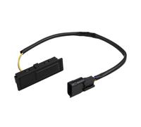 NbgrvB Interruptor de puerta trasera de ABS negro para Qashqai, mango de maletero fácil de instalar para reemplazo, 25380-4EA0A