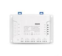 NbgrvB Interruptor inteligente Wi-Fi 4CH PRO R3/4CH R3 Módulo de relé de 4 vías con autobloqueo/enclavamiento/control de aplicación de voz en pulgadas para Smart Home AC 100-240V (para Sonoff 4CH PRO
