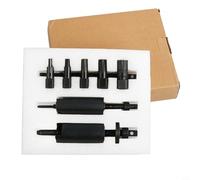 NbgrvB Juego de 12 extractores de rodamientos de motocicleta, diámetro interior de 9 a 23 mm, scooters eléctricos, acero 45# con acabado negro, diseño de agarre de 4 puntas