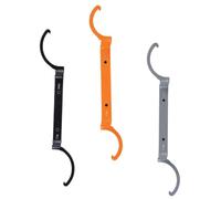 NbgrvB Juego de 3 llaves de bloqueo de conducto para apretar y aflojar tuercas de bloqueo con curvas de plástico de 1/2 3/4 y 1 pulgada