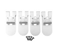 NbgrvB Juego de 4 clips de gancho para cinturón N435687 para DeWalt DCF620 DCF620B DCF622 Drywall Destornillador de acero con tornillos