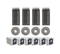 NbgrvB Juego de accesorios robóticos para aspiradora Dreame y P60, 4 filtros HEPA, 6 bolsas de polvo de 3,3 L a prueba de fugas, 6 paños extraíbles para higiene interior y simple