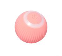 NbgrvB Juguete automático de pelota para gatos con sensor de movimiento, juguete interactivo para gatitos con ruedas automáticas, luces LED, 2 modos, cubierta de silicona para un juego cómodo, juguete