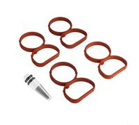 NbgrvB Kit de eliminación de aleta de colector de admisión para motor BMW N47 2.0L Sellos tapa reemplaza 11617801438 para modelos 1 3 5 X1 X3