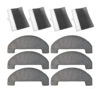 NbgrvB Kit de mantenimiento para aspiradora Mova E20/E20 Plus, 4 filtros + 6 paños de fregona, juego completo de repuesto para un rendimiento óptimo de limpieza