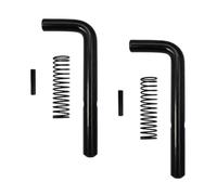 NbgrvB Kit de reparación de pestillo de resorte de puerta de remolque 819T resistente compatible con 5XI0LGW2K 6X8GW13, juego de bloqueo de hierro de óxido negro