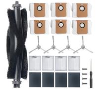 NbgrvB Kit de repuesto de cepillo principal, cepillos laterales, filtros y paños de fregona para aspiradoras Eufy L50, L60 y L60 Hybrid SES