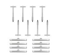 NbgrvB Kit de sujeción de tapa de válvula cromada alta para SBC 283 327 350 | Alerón lateral con aspecto de carbono 6 MK6 2009-13, 2 piezas de alerón lateral para ventana trasera 6