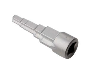 NbgrvB Llave de acero al carbono de 5 pasos para radiador de 30,5 cm | Llaves de válvula de calefacción para pezones y conectores de tanque de 38 a 21 mm