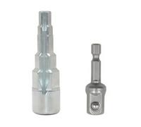 NbgrvB Llave de metal para radiador de 5 pasos, válvula de calentador de | Pezones, llave de tubería de varios tamaños, 11 mm, 13 mm, 14 mm, 18 mm, reparación de fontanería