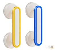 NbgrvB Manija de puerta con ventosa de cristal, instalación sin taladro, material ABS, para adherencia de bloqueo al vacío, cajón de refrigerador y puertas correderas para F