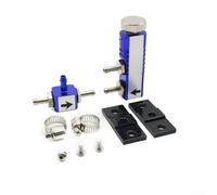 NbgrvB Manual para Controlador Boost 1-30 PSI Regulador de presión Turbo ajustable Sistemas de válvula de residuos, aleación de aluminio, azul para mecanizado CNC (azul)