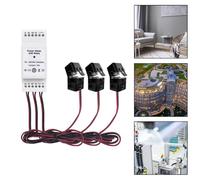 NbgrvB Medidor de energía para monitor de potencia Tuya 3 fases con WiFi de medición de corriente de voltaje y sistemas solares, salida seca de 16 A, para certificado CE 200 A