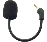 NbgrvB Micrófono de juego chapado en oro de 3,5 mm para ROG Theta 7.1 | Reducción de ruido avanzada, comunicaciones claras, sesiones de juego, claridad de voz, acabado negro