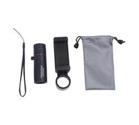 NbgrvB Mini monocular portátil de 2000 x 24 pulgadas para smartphone HD BAK-4, telescopio prisma con soporte para observación de aves al aire libre, caza, conciertos, color negro
