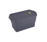 NbgrvB Molde de silicona para pan con tapa, bandeja plegable sin pan para hornear pastel de carne y pasteles, utensilios para hornear grises de fácil liberación 22,5 x 12,5 x 12,5 cm