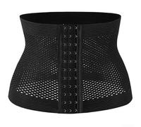 NbgrvB Moldeador de cuerpo de poliéster transpirable, talla única | Ajuste ajustable, talla única para 45-70 kg, cómodo debajo del vestido, articulación sin costuras, estilo de ocio