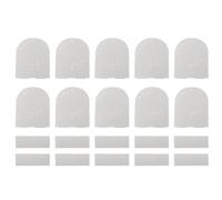 NbgrvB Números de mesa de boda con arco de espejo dorado del 1 al 10 con soportes, elegantes soportes acrílicos para despedida de soltera, aniversario, fiesta, decoración, transparente, L