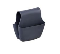 NbgrvB Organizador de fregadero de silicona con esponjas de orificio de drenaje, jabón y trapos, mantiene la encimera de la cocina ordenada, para fregaderos estándar, color negro