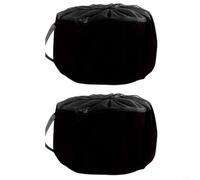 NbgrvB Paquete de 2 bolsas de almacenamiento de manguera grandes, soporte resistente al agua de 46 cm de diámetro con ventilación de malla para mangueras de jardín de 30 metros, para caravana y equipo